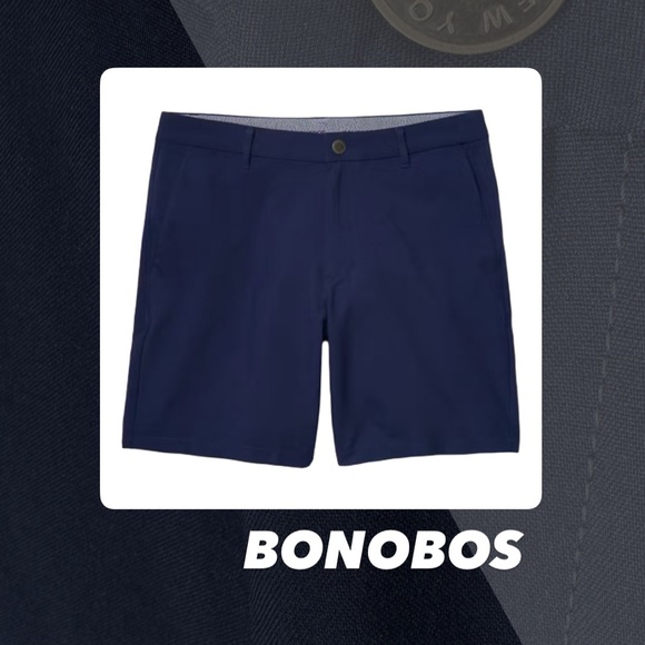 EUC Bonobos Navy Performance Link Shorts - Picture 1 of 15